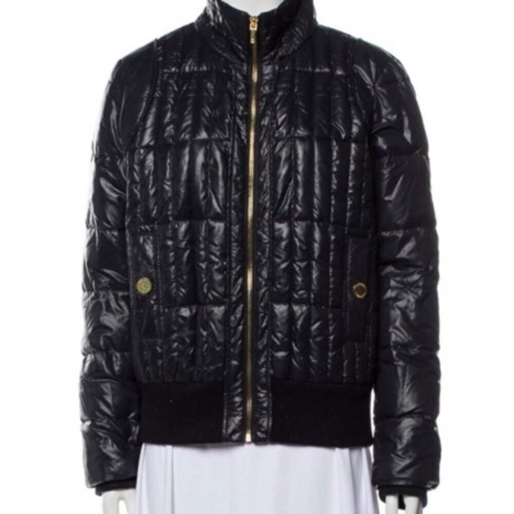 Tory Burch Blue Winter Puffer Down Jacket  Size XS